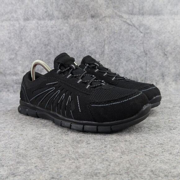 Danskin Now Shoes Womens 7 Sneaker Slip On Athletic Casual Comfort Walking Black - Picture 1 of 12